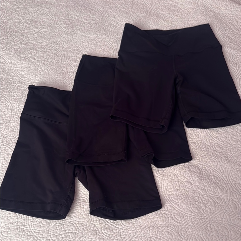 90 Degree by Reflex - THREE PACK bike shorts - Size XS and Small